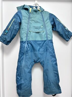 Warm, Waterproof Baby Ski Suit 900 Warm PNF - Turquoise